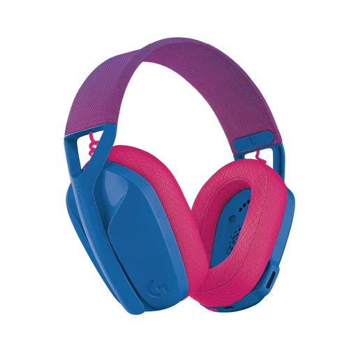 Logitech G435 LIGHTSPEED 無線遊戲耳機（莓果色）