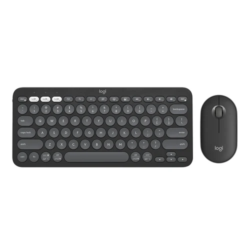 Logitech Pebble 2 Combo 無線纖薄鍵鼠套裝 (美式英文)（石墨灰）