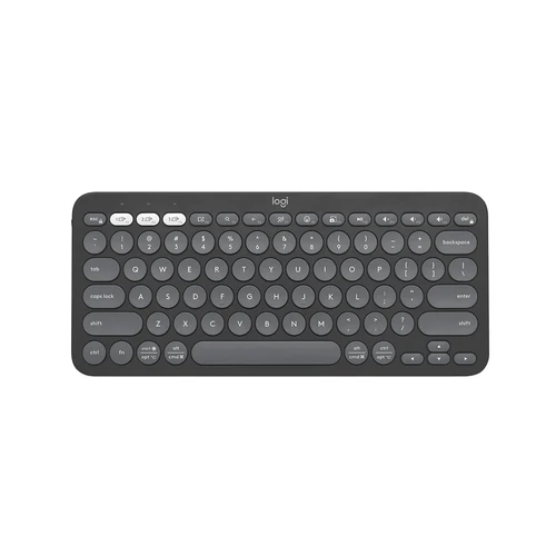 Logitech K380s 跨平台藍牙鍵盤 (美式英文)（石墨灰）