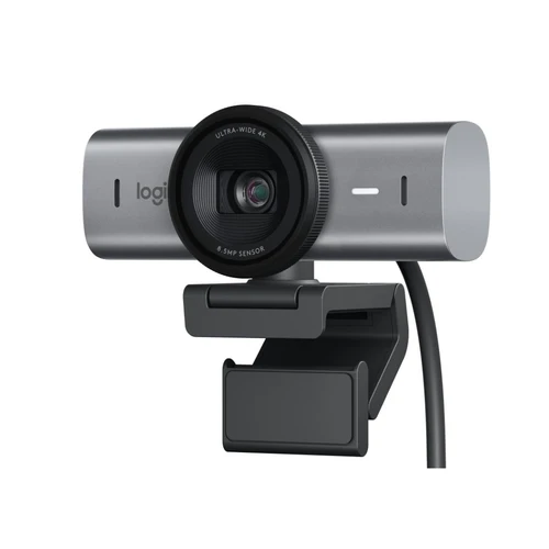 Logitech MX BRIO 4K 網絡攝影機（石墨灰）