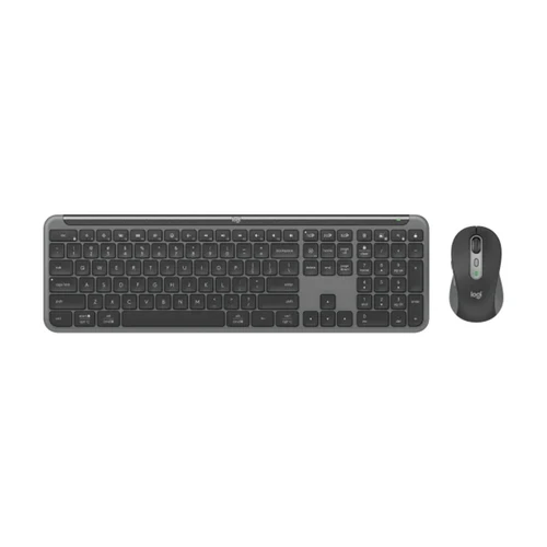 Logitech MK950 無線纖薄靜音鍵鼠組 (美式英文)（石墨灰）