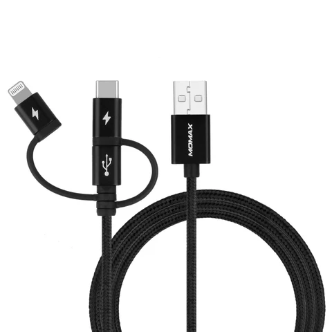 1-Link 3-in-1 USB A to Micro USB/Lightning/USB-C (1米)